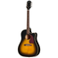Epiphone J-45 Standard EC Acoustic-Electric Guitar, Rosewood Fingerboard, Vintage Sunburst