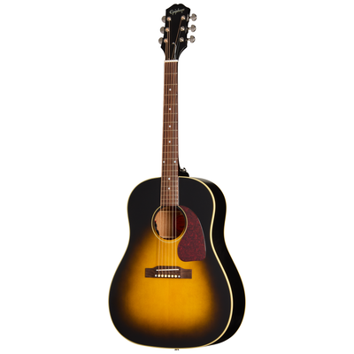 Epiphone J-45 Standard Acoustic-Electric Guitar, Rosewood Fingerboard, Vintage Sunburst