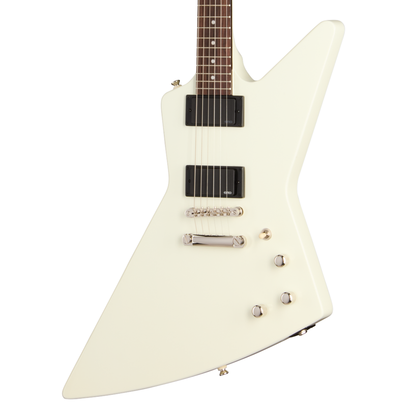 Epiphone Explorer 80s EMG Electric Guitar, Classic White