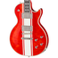 Epiphone Futura Les Paul Custom Electric Guitar, Figured Rally Red