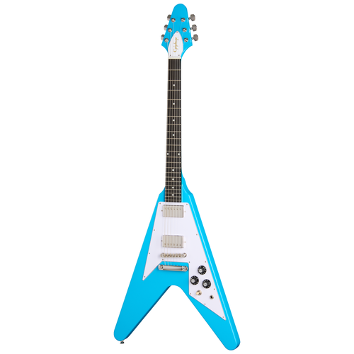 Epiphone Flying V '70s Electric Guitar, Maui Blue