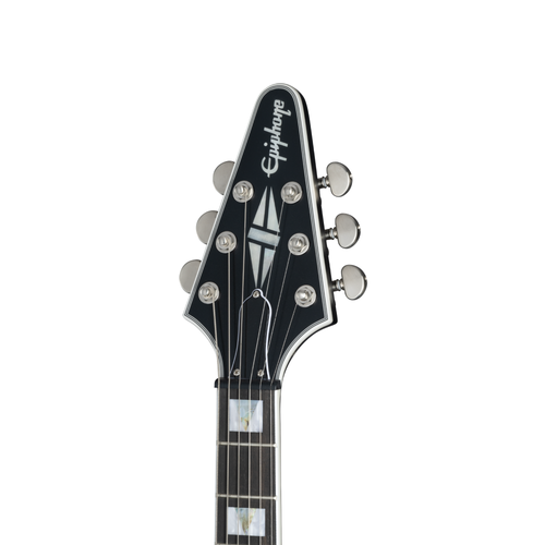2024 Epiphone Flying V Prophecy Electric Guitar, Aged Jet Black Metall