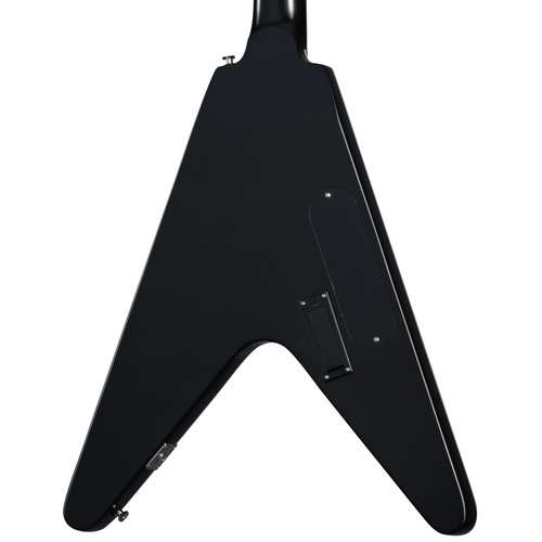 Epiphone Flying V Prophecy Electric Guitar, Aged Jet Black Metallic w/Premium Gig Bag