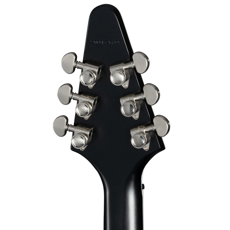 Epiphone Flying V Prophecy Electric Guitar, Aged Jet Black Metallic w/Premium Gig Bag