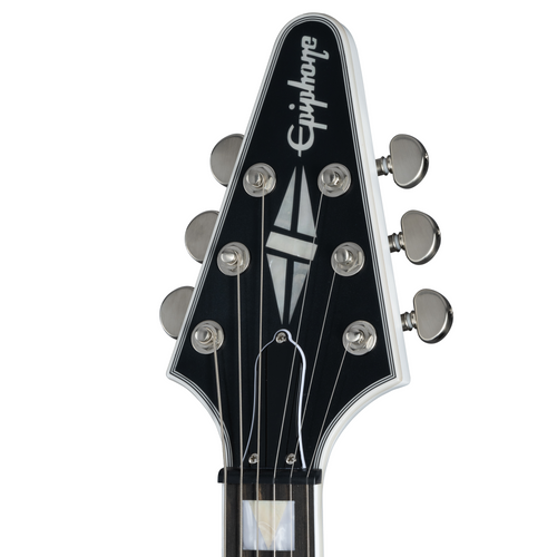 Epiphone Flying V Prophecy Electric Guitar, Aged White Tiger w/ Premium Gig Bag