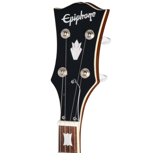 Epiphone Mastertone Bowtie Open Back Banjo w/Premium Gigbag, Natural