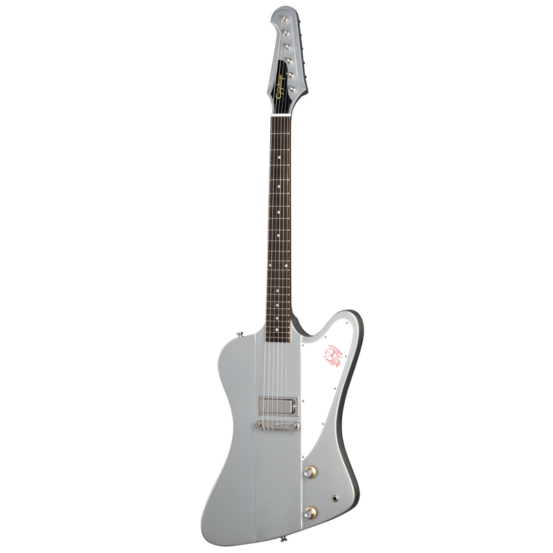 Epiphone '63 Firebird I Electric Guitar, Silver Mist w/Hard Case