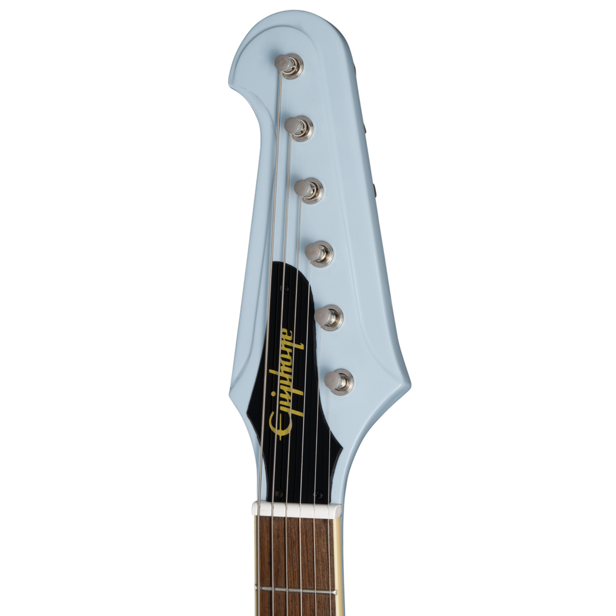 Epiphone '63 Firebird V Electric Guitar, Frost Blue w/Hard Case