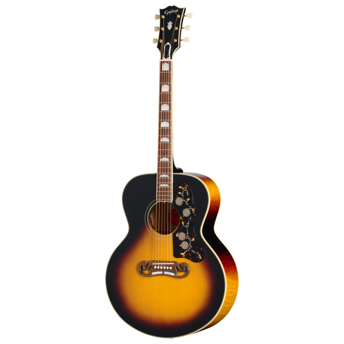Epiphone 1957 SJ-200 Reissue Acoustic-Electric Guitar, Vintage Sunburst