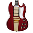 Epiphone Joe Bonamassa '63 SG Custom Electric Guitar, Dark Wine Red with Case