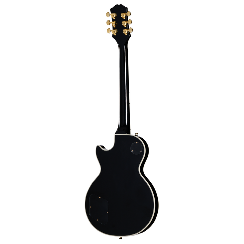 Epiphone Les Paul Custom Electric Guitar, Ebony w/Premium Gig Bag