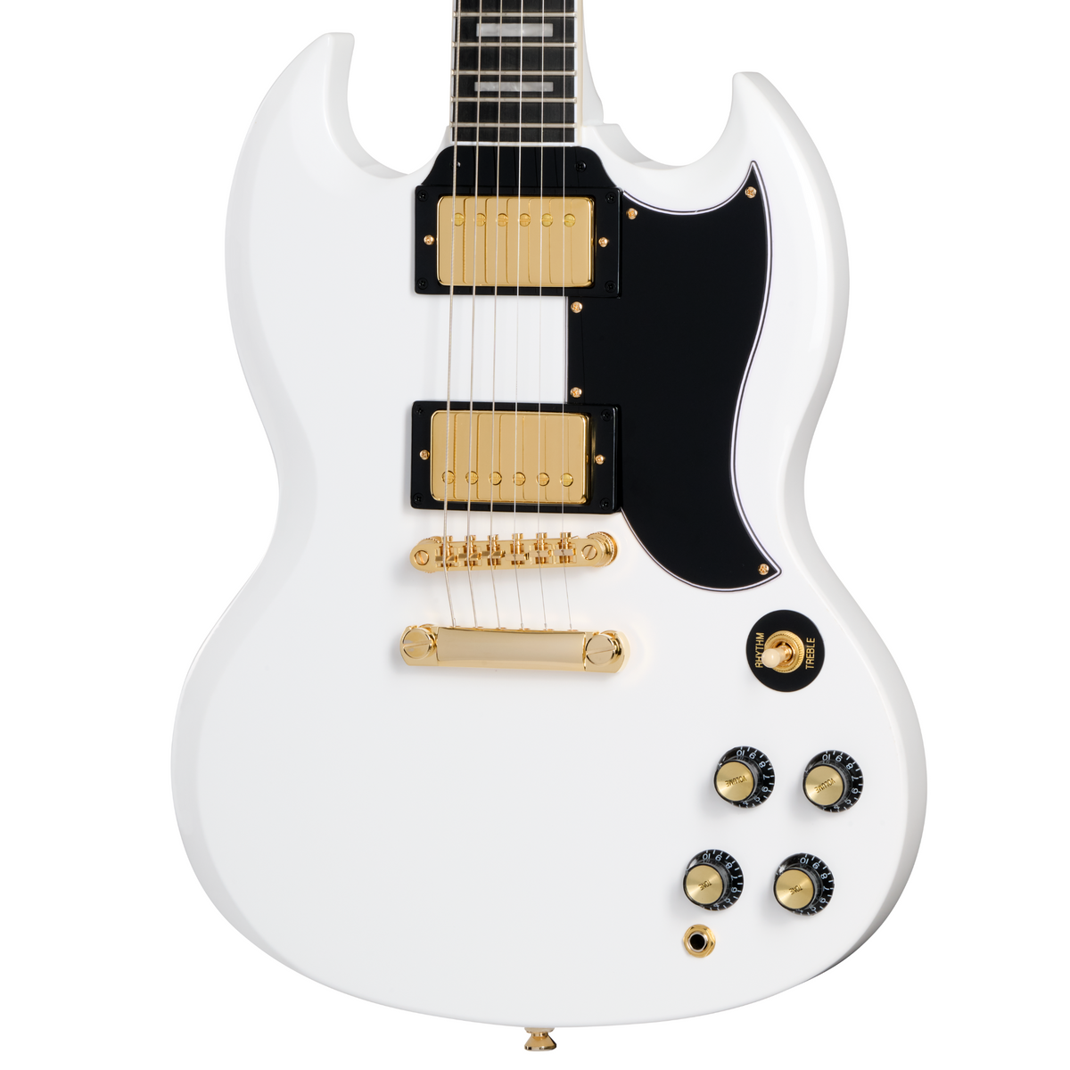 Epiphone SG Custom Electric Guitar, Alpine White w/ Premium Gig Bag