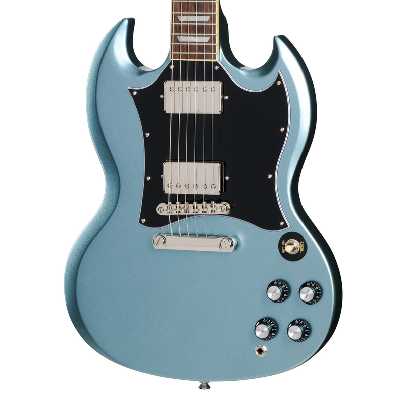 Epiphone SG Standard Electric Guitar, Pelham Blue w/ Premium Gig Bag Epiphone SG Standard Electric Guitar, Pelham Blue w/ Premium Gig Bag