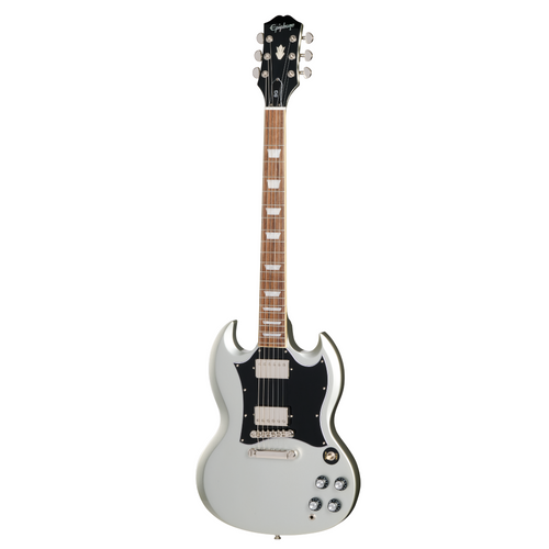 Epiphone SG Standard Electric Guitar, Silver Mist w/ Premium Gig Bag