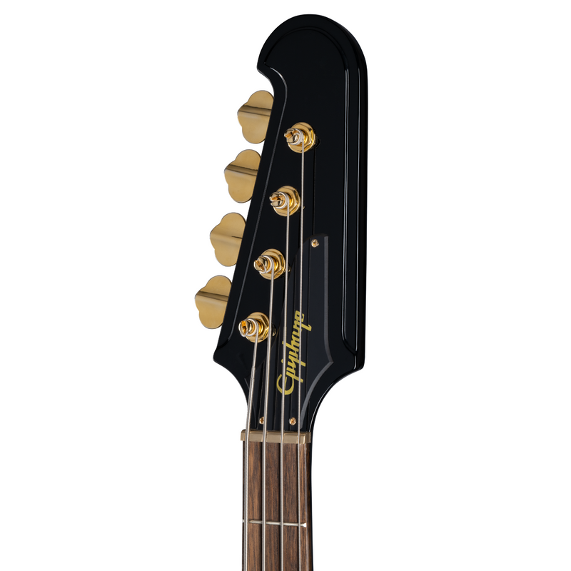 Epiphone Rex Brown Thunderbird Bass, Ebony w/Hard Case