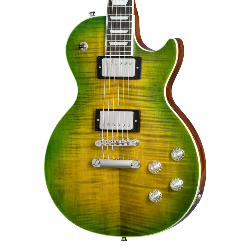 Epiphone Les Paul Modern Figured Electric Guitar, Iguana Burst w/ Prem
