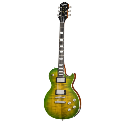 Epiphone Les Paul Modern Figured Electric Guitar, Iguana Burst w/ Premium Gig Bag