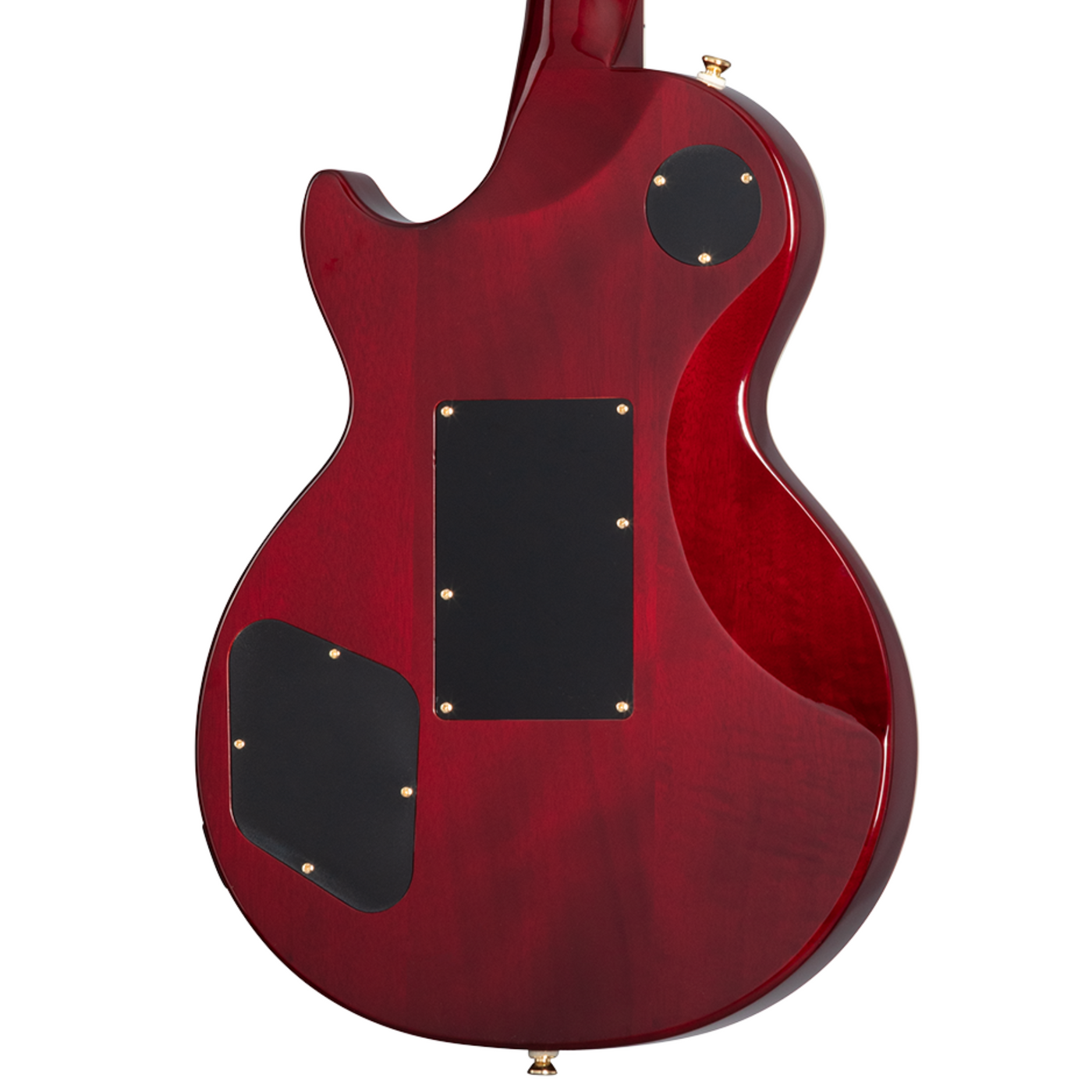 Epiphone Alex Lifeson Les Paul Custom Axcess, Ruby Quilt Top w/ Hard C