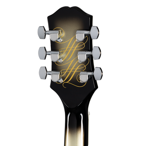 Epiphone Adam Jones Les Paul Custom Julie Heffernan’s “Self Portrait as Not Dead Yet” w/ Protector Case, Antique Silverburst