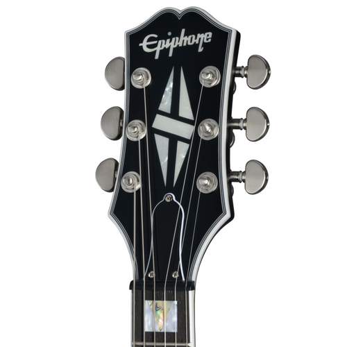 2024 Epiphone Les Paul Prophecy Electric Guitar, Aged Jet Black Metall