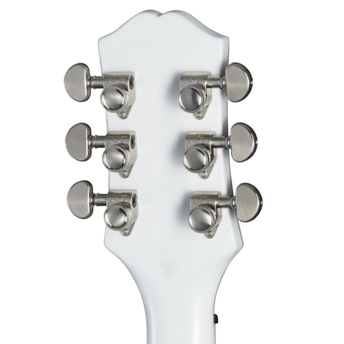 Epiphone Les Paul Prophecy Electric Guitar, Aged White Tiger w/ Premium Gig Bag