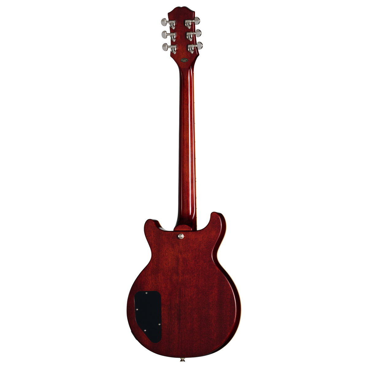 Epiphone Les Paul Special Double Cut Electric Guitar, Figured Bourbon Burst