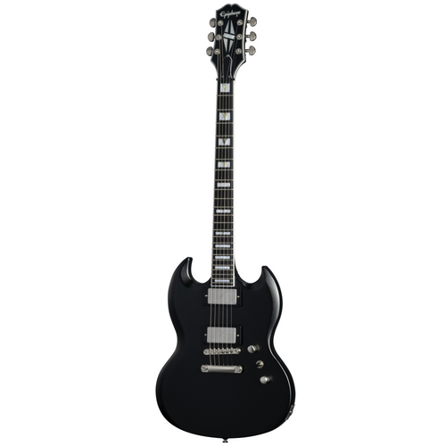 Epiphone SG Prophecy Electric Guitar, Aged Jet Black Metallic w/Premium Gig Bag