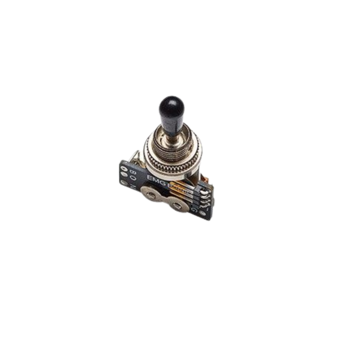 EMG 3-Position Toggle Switch, Black Tip, Solderless
