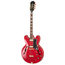 Epiphone Masterbilt Gem Archer Sheraton Electric Guitar, Cherry Red
