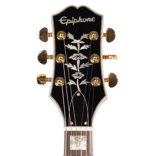 Epiphone Sheraton Electric Guitar with Frequensator and Premium Gig Bag, Natural