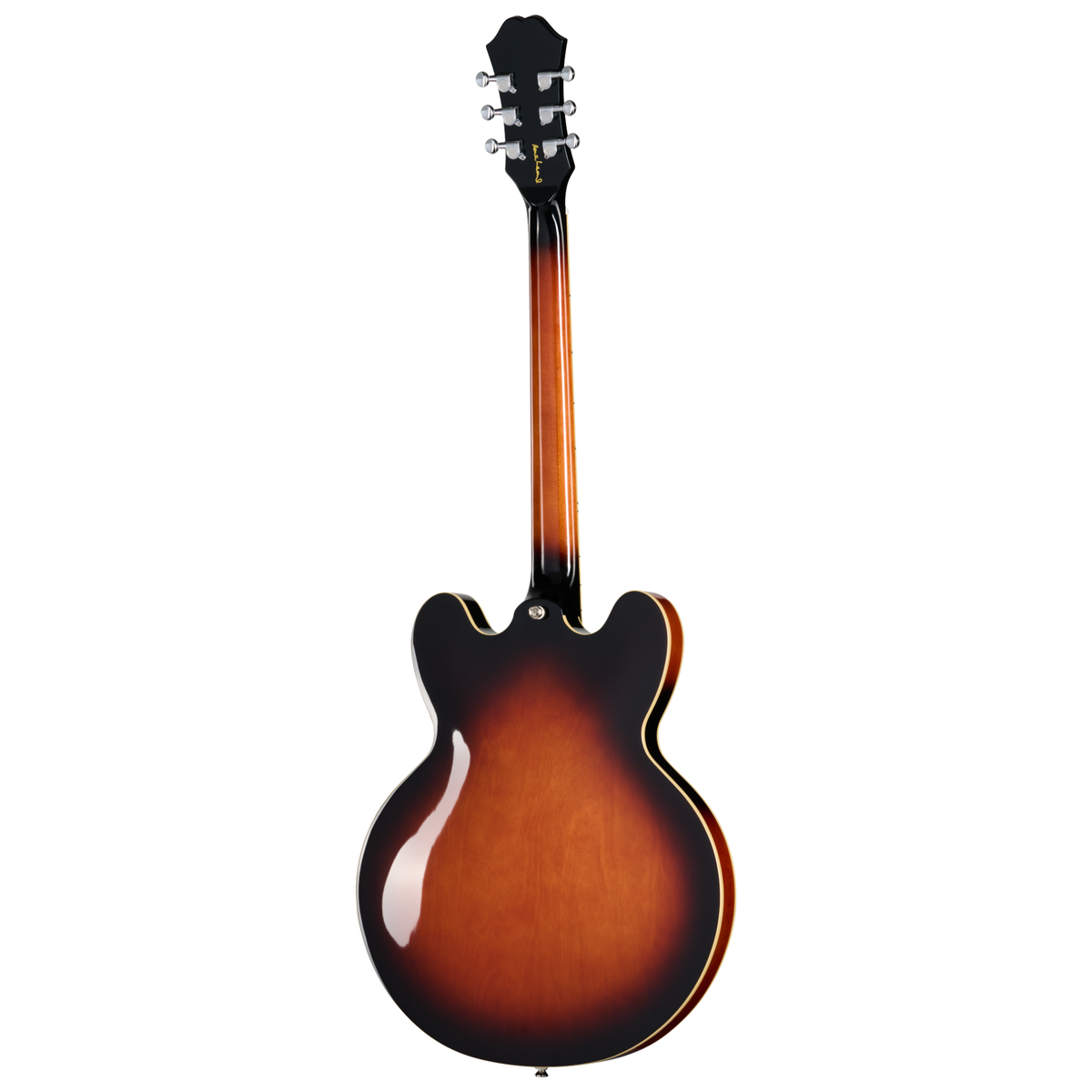 Epiphone Bonehead Riviera Electric Guitar, Dark Tobacco Burst