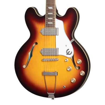 Epiphone Casino Hollow Body Electric Guitar, Rosewood Fingerboard, Vintage Sunburst