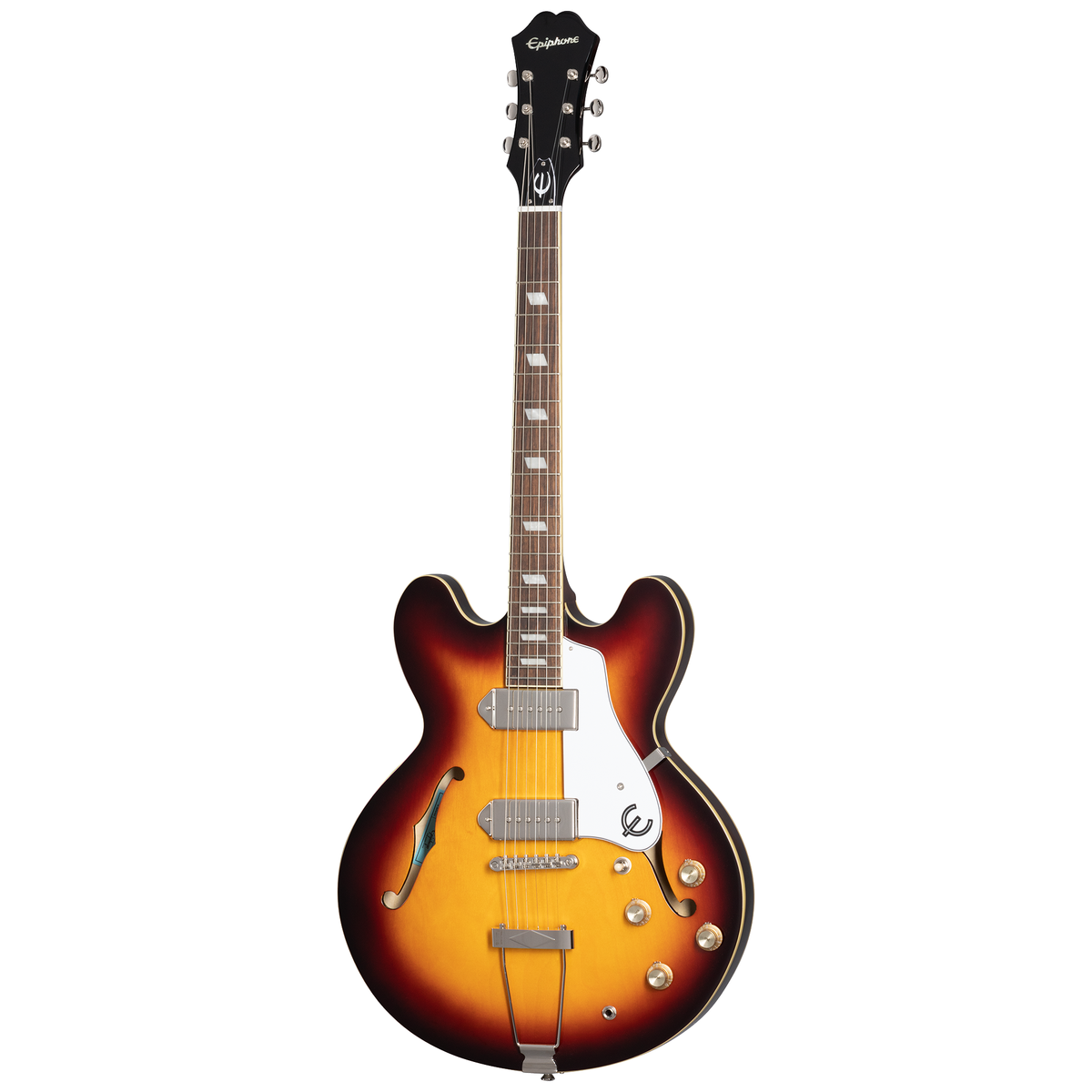 Epiphone Casino Hollow Body Electric Guitar, Rosewood Fingerboard, Vintage Sunburst