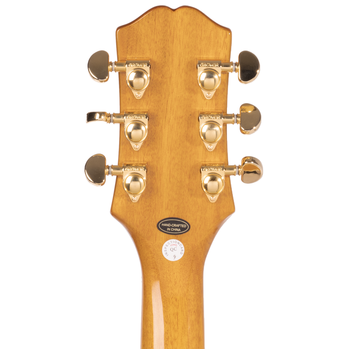 Epiphone Sheraton Electric Guitar with Frequensator and Premium Gig Bag, Natural