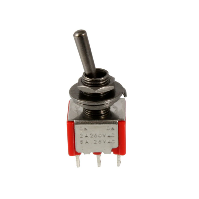 Allparts On-On Round Bat Mini Switch, Black