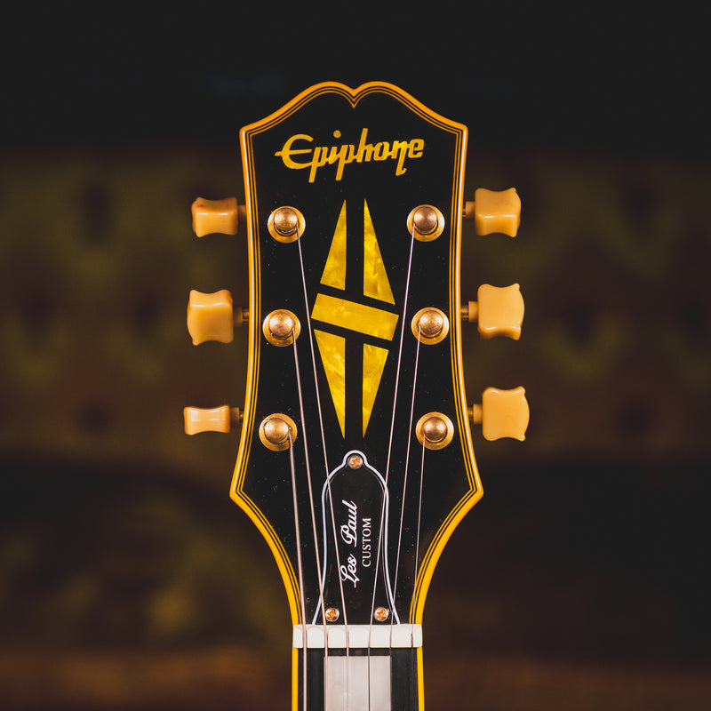 2021 Epiphone Joe Bonamassa "Black Beauty" Les Paul Custom Electric Guitar w/ OHSC - Used