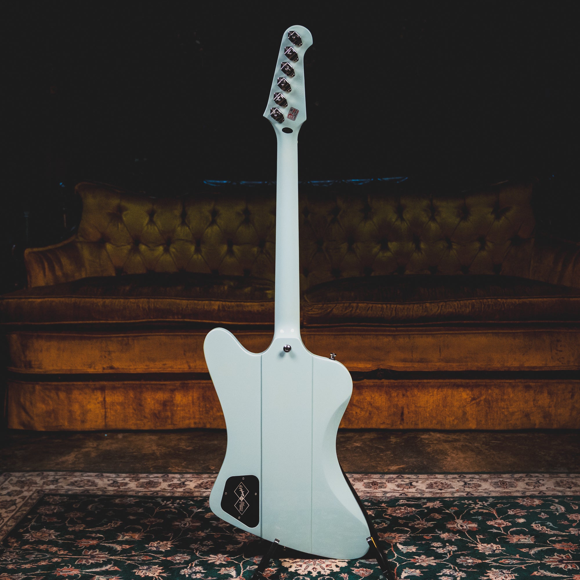 2023 Epiphone '63 Firebird V Reissue Electric Guitar, Frost Blue w