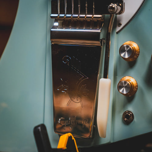 2023 Epiphone '63 Firebird V Reissue Electric Guitar, Frost Blue w/ OHSC - Used