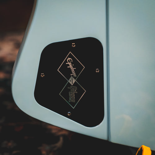 2023 Epiphone '63 Firebird V Reissue Electric Guitar, Frost Blue w/ OHSC - Used