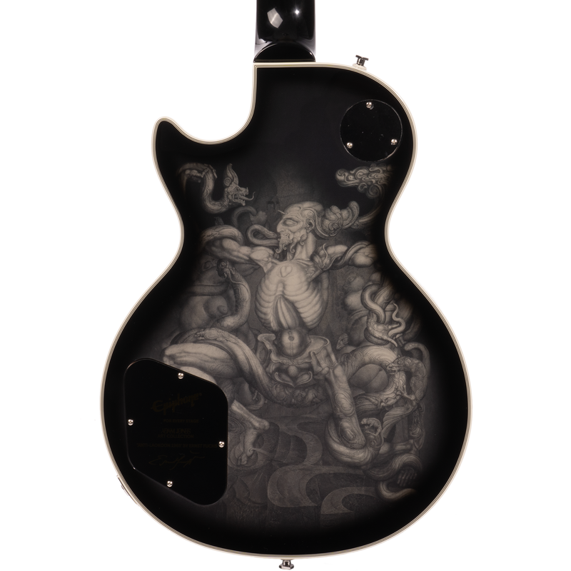 Epiphone Adam Jones Les Paul Custom, Ernst Fuchs’ “Der Anti-Laokoon" w/Protector Case