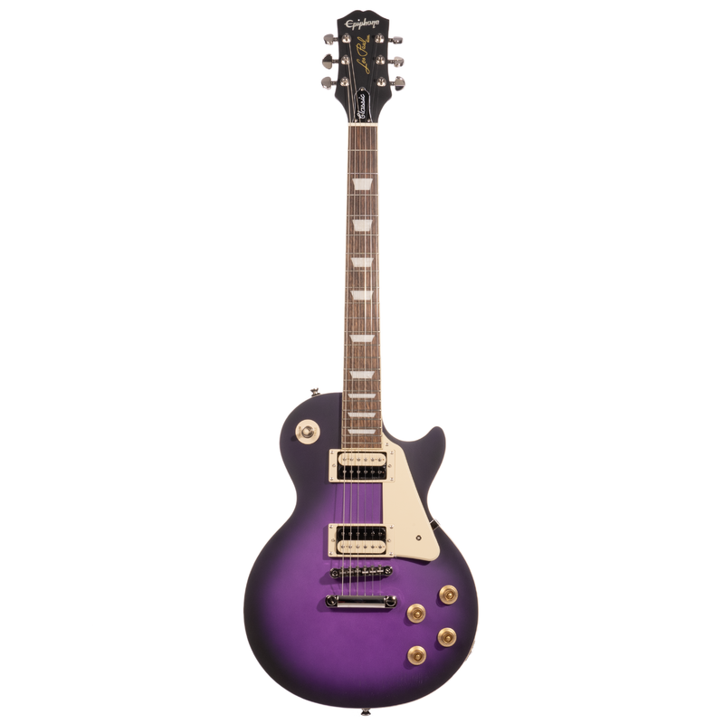Epiphone Les Paul Classic Electric Guitar, Worn Purple