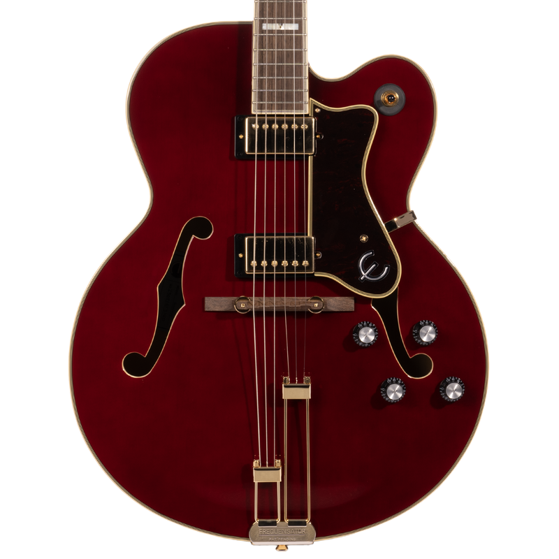 Epiphone Broadway Electric Guitar, Wine Red w/ Premium Gig Bag