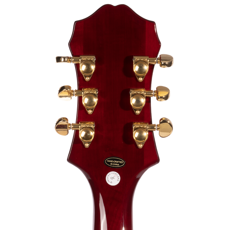 Epiphone Broadway Electric Guitar, Wine Red w/ Premium Gig Bag