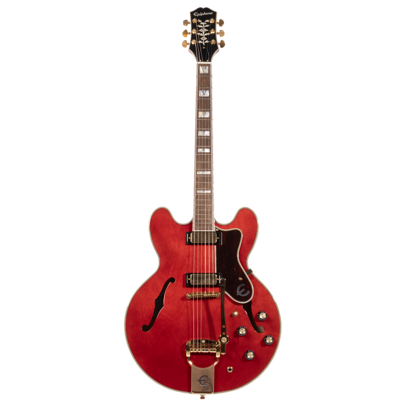 Epiphone 150th Anniversary Limited Edition Sheraton Electric Guitar, Cherry w/ Hard Case