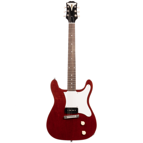 高評価なギフト Epiphone Case w/Hard Cherry Vintage Guitar, Electric Coronet ギター