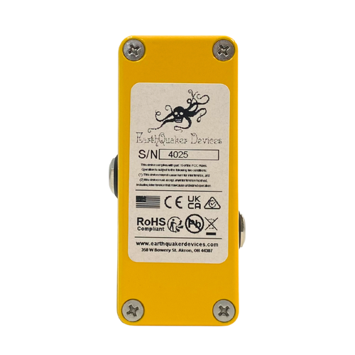 EarthQuaker Devices Barrows Fuzz Attacker Effect Pedal, Russo Music Exclusive Yellow/Ocean Blue