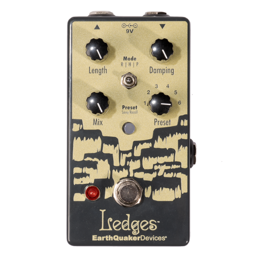assignable pedal EarthQuaker Devices Ledges Tri-Dimensional Reverberation Machine Effect Pedal