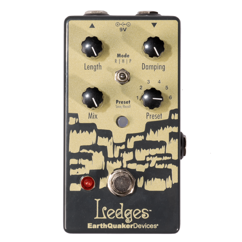 EarthQuaker Devices Ledges Tri-Dimensional Reverberation Machine Effect Pedal