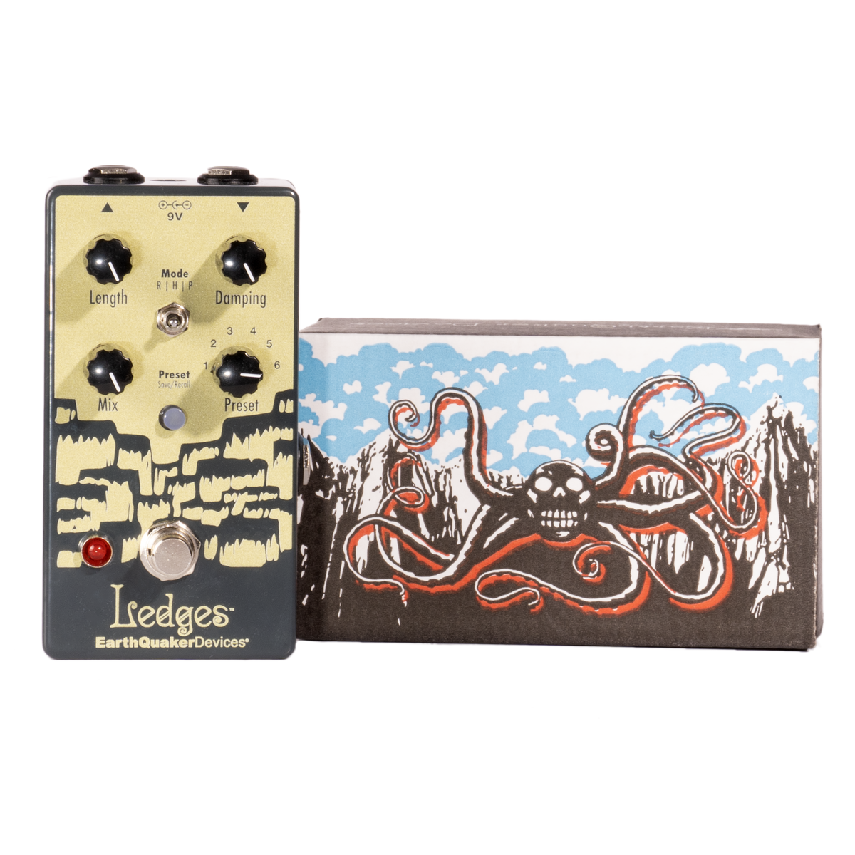 EarthQuaker Devices Ledges Tri-Dimensional Reverberation Machine Effect Pedal