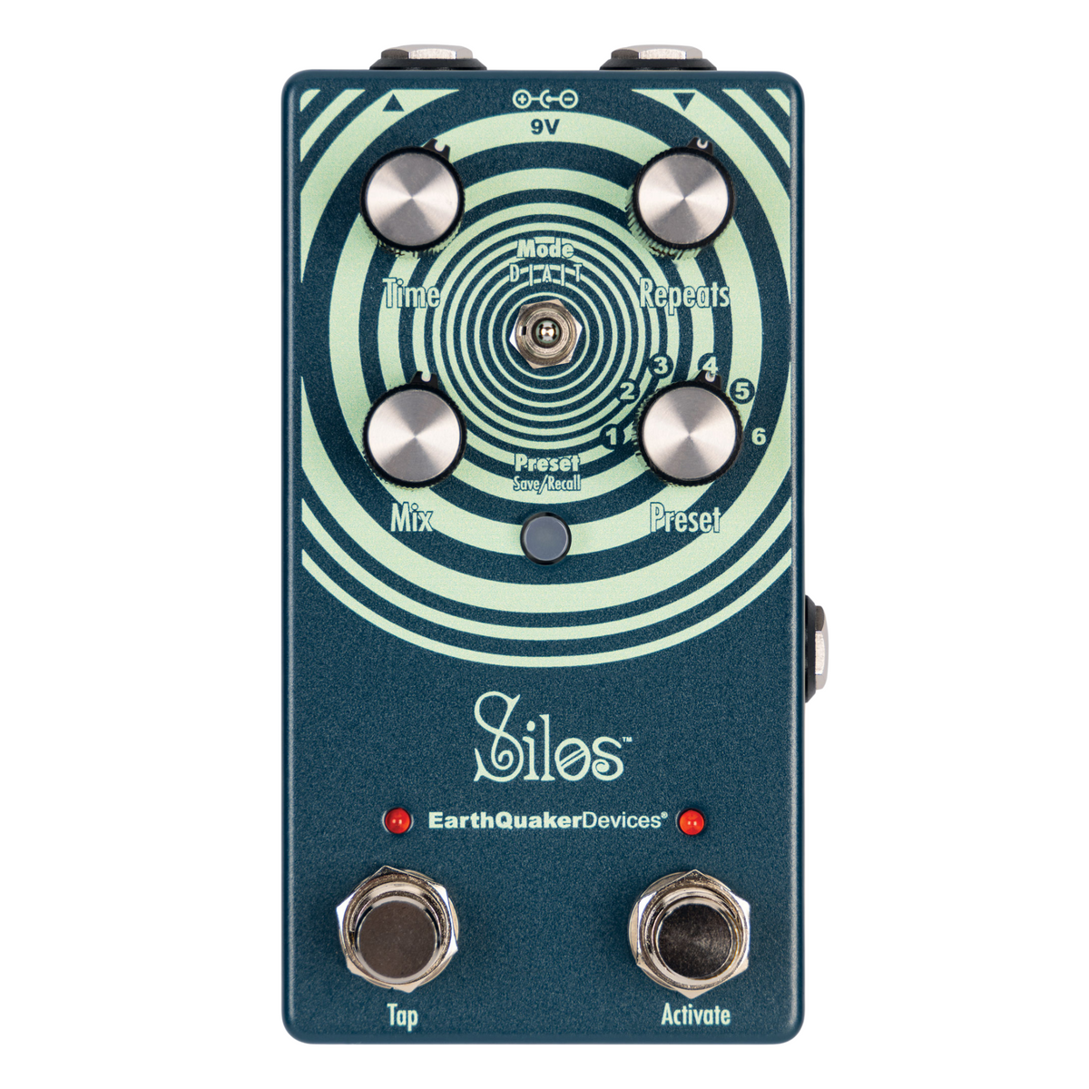 EarthQuaker Devices Silos Multi-Generational Time Reflection Device Delay Effect Pedal